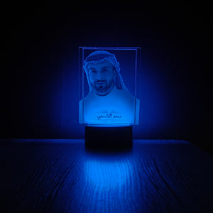 هديه له بصورته مع اسمه