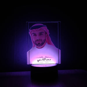 هديه له بصورته مع اسمه
