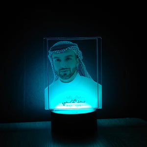 هديه له بصورته مع اسمه