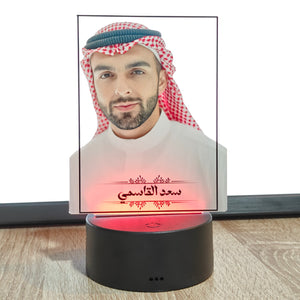 هديه له بصورته مع اسمه